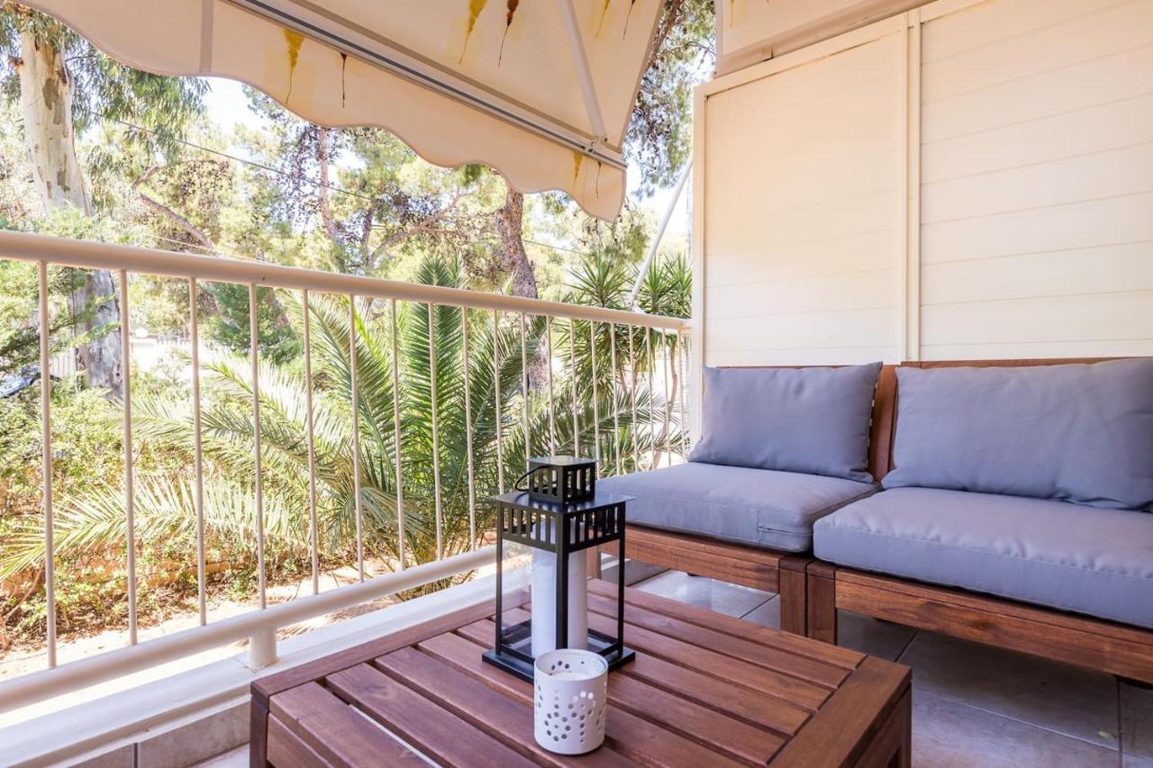 Elegant Apartment W Great Balcony In Vouliagmeni Афины Экстерьер фото